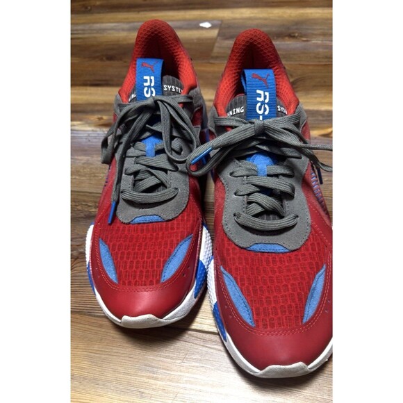 Puma RS-X Retro Red Steel Gray Indigo Running  Shoes Mens 12 US 371511 01 - Picture 1 of 10